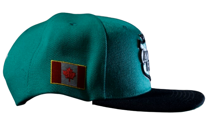 Canada Fly Snapback (Teal/Black)