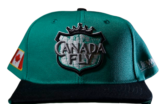 Canada Fly Snapback (Teal/Black)
