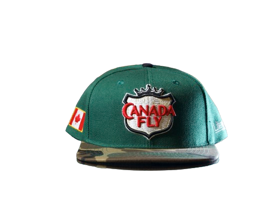 Canada Fly Snapback (Green/Camo)