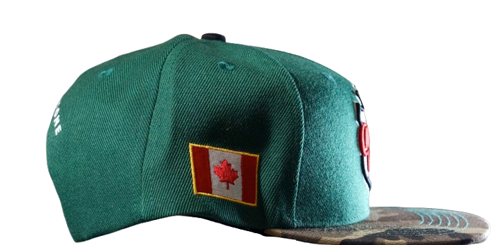 Canada Fly Snapback (Green/Camo)