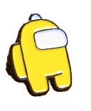 Yellow Astronaut Pin