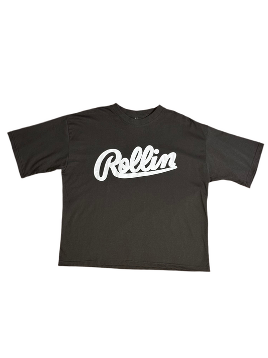 Rollin Apparel "Classic Logo" Blk/Whi Shirt