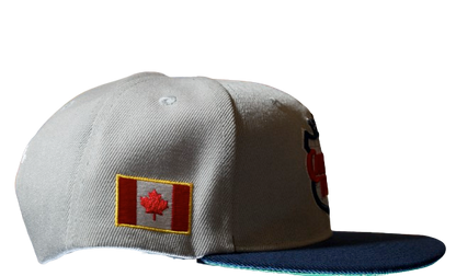 Canada Fly Snapback (Grey/Navy)
