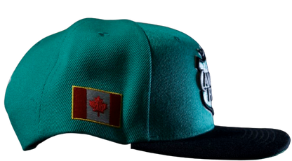 Canada Fly Snapback (Teal/Black)