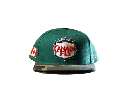 Canada Fly Snapback (Green/Camo)