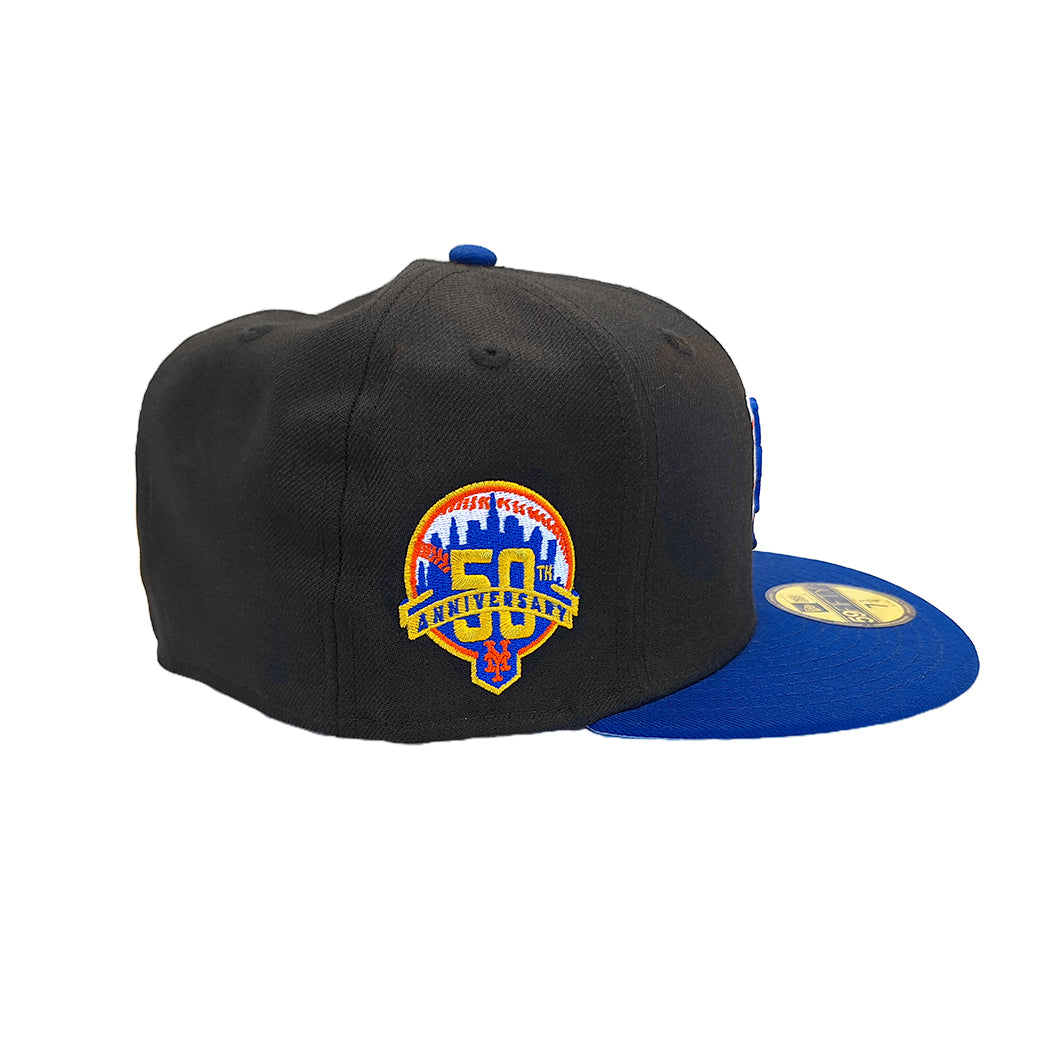 New York Mets "50th Anniversary" Patch 59FIFTY Fitted Hat