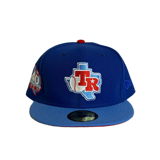 Texas Rangers "40th Anniversary" Patch 59FIFTY Fitted