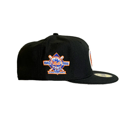 New York Mets "25th Anniversary" Patch 59FIFTY Fitted Apple Logo