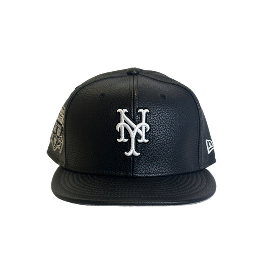 New York Mets "Final Season" Patch 9FIFTY Leather Snapback