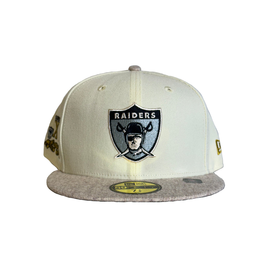 Oakland Raiders "XV Superbowl" Patch 59FIFTY Fitted