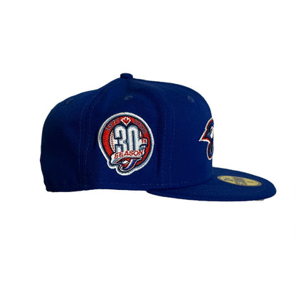 Toronto Blue Jays "30th Season" Patch 59FIFTY Fitted